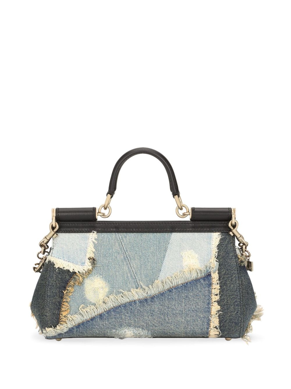Sicily denim patchwork cross body bag - 2