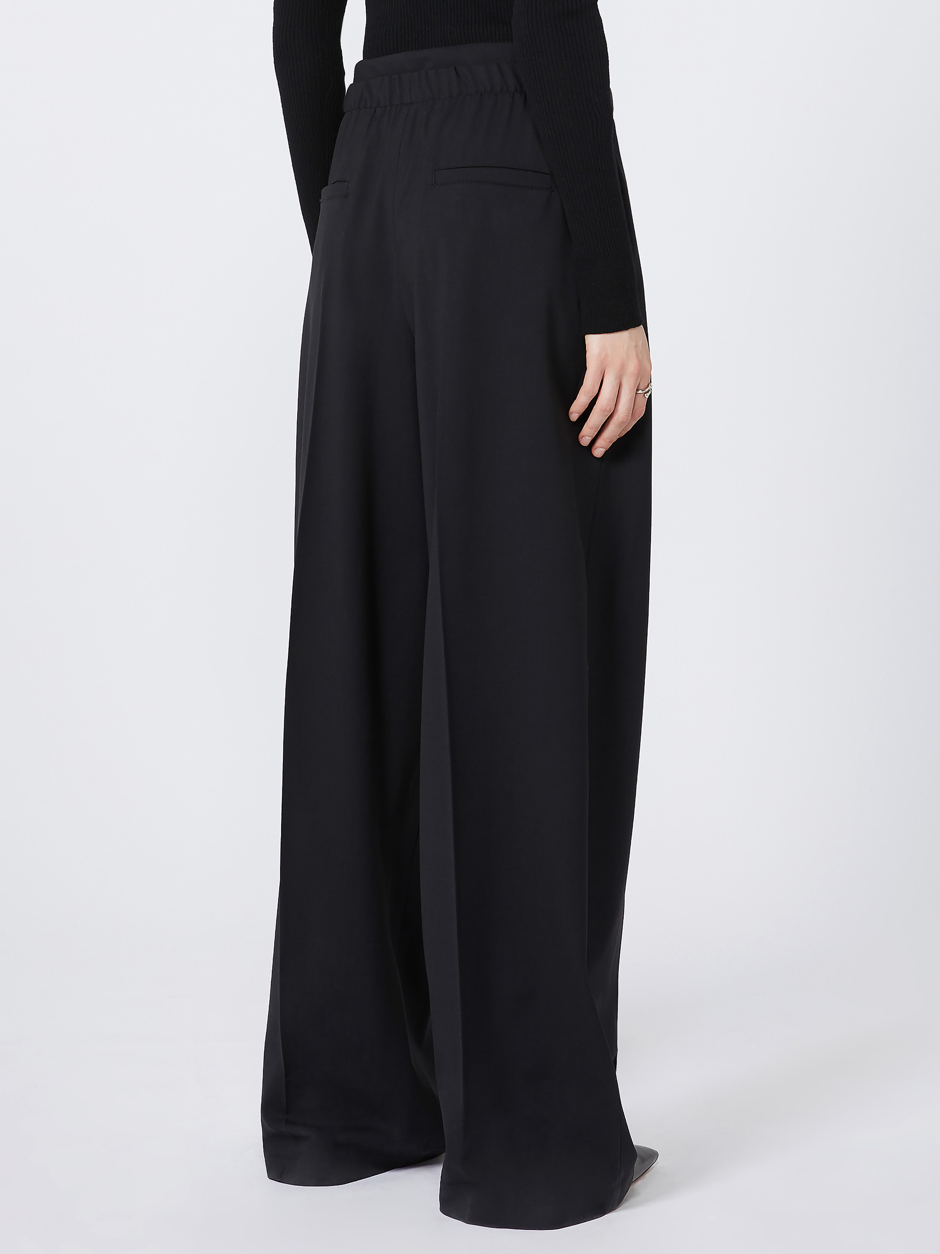 QUITO Wide-fit stretch wool trousers - 4