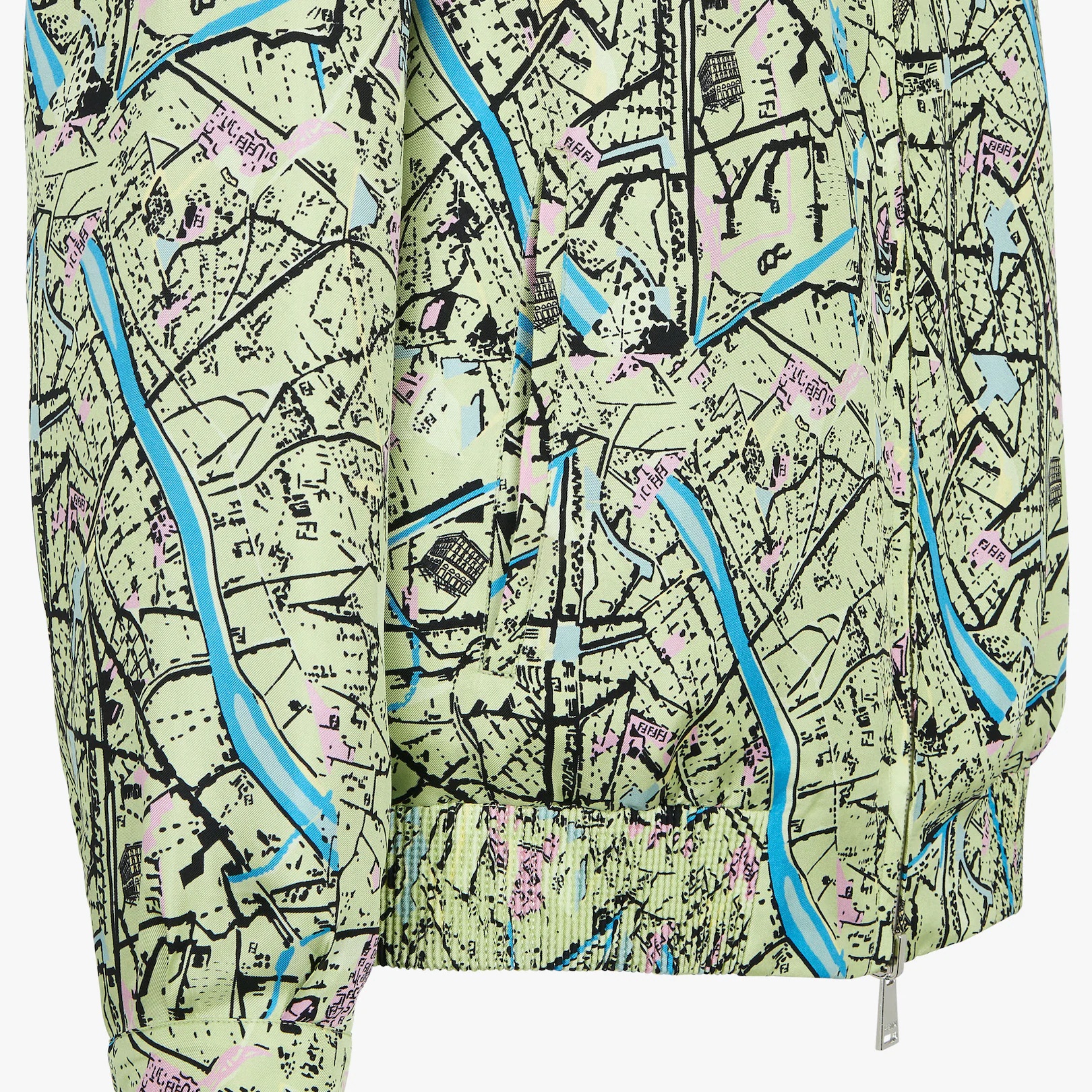 Green silk jacket - 3