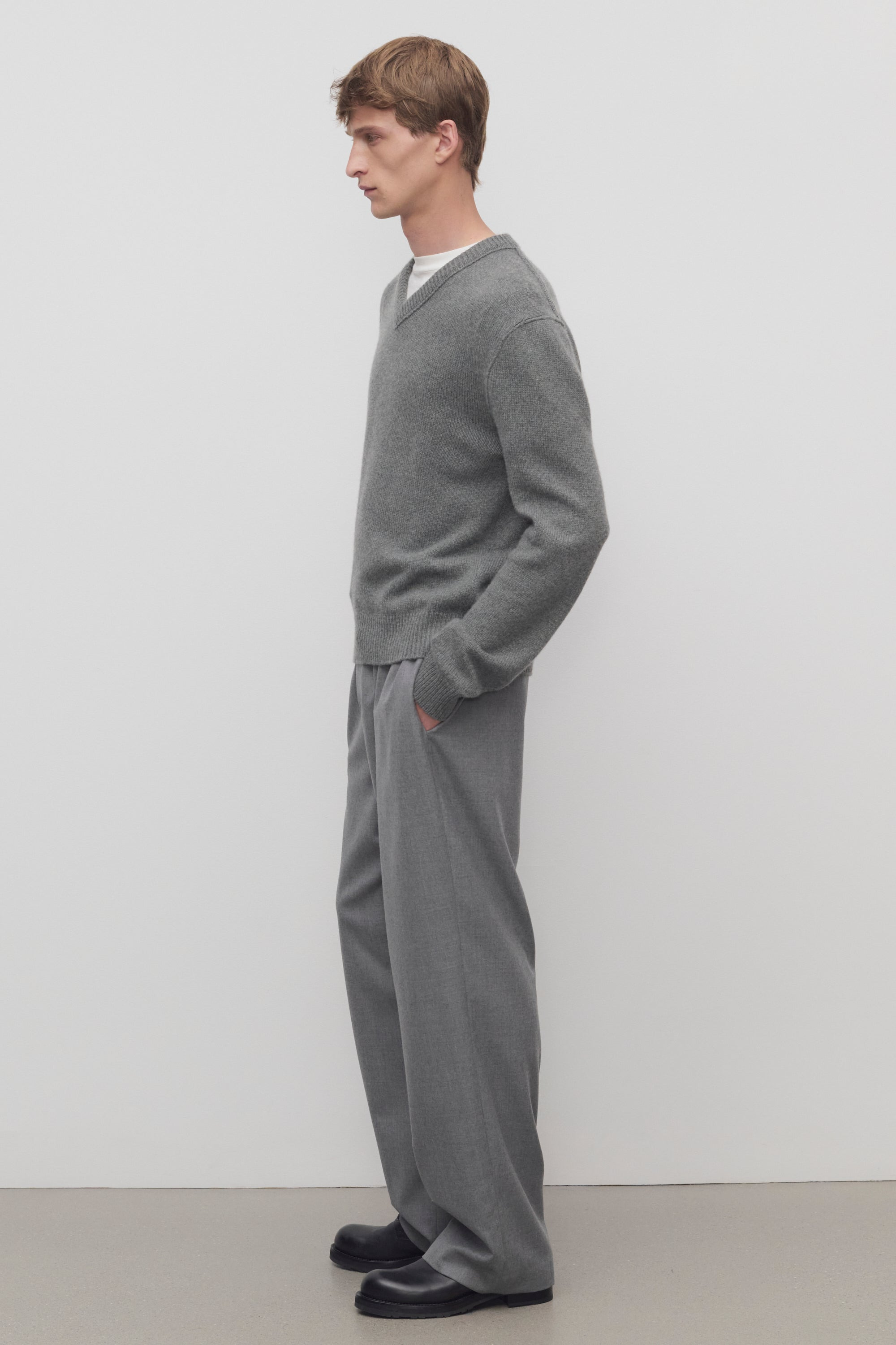 Xon Pant in Virgin Wool - 4