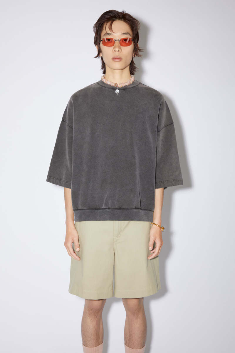 Acne Studios Patch logo t-shirt - Faded black outlook