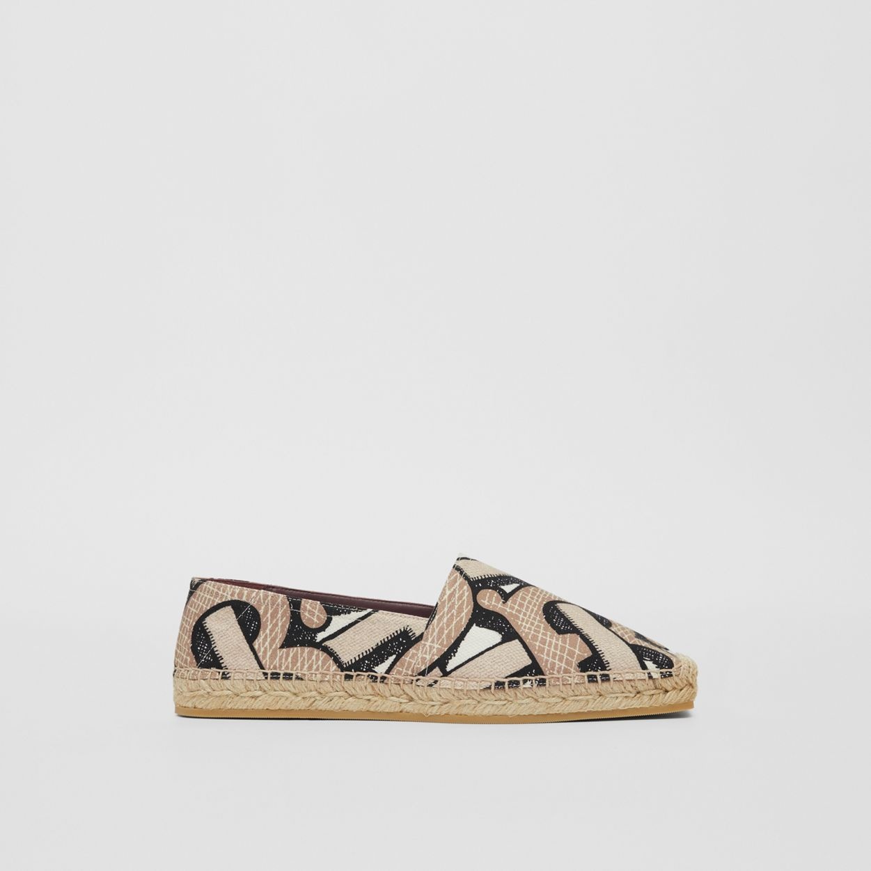 Monogram Print Cotton Canvas Espadrilles - 7