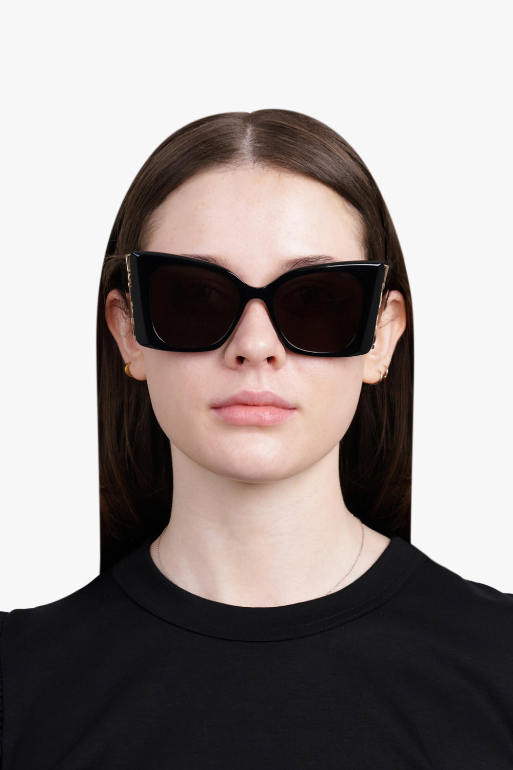 SL M119/F BLAZE SQUARE SUNGLASSES | BLACK - 4