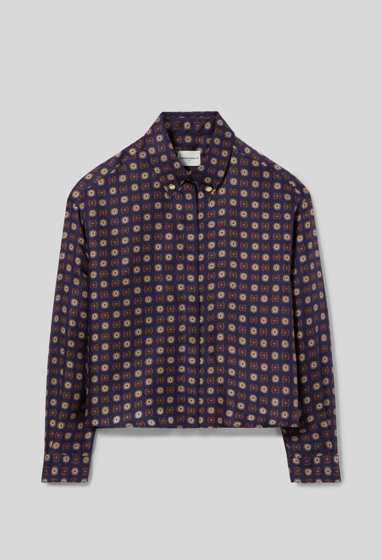 PRINTED SILK SHIRT - 1