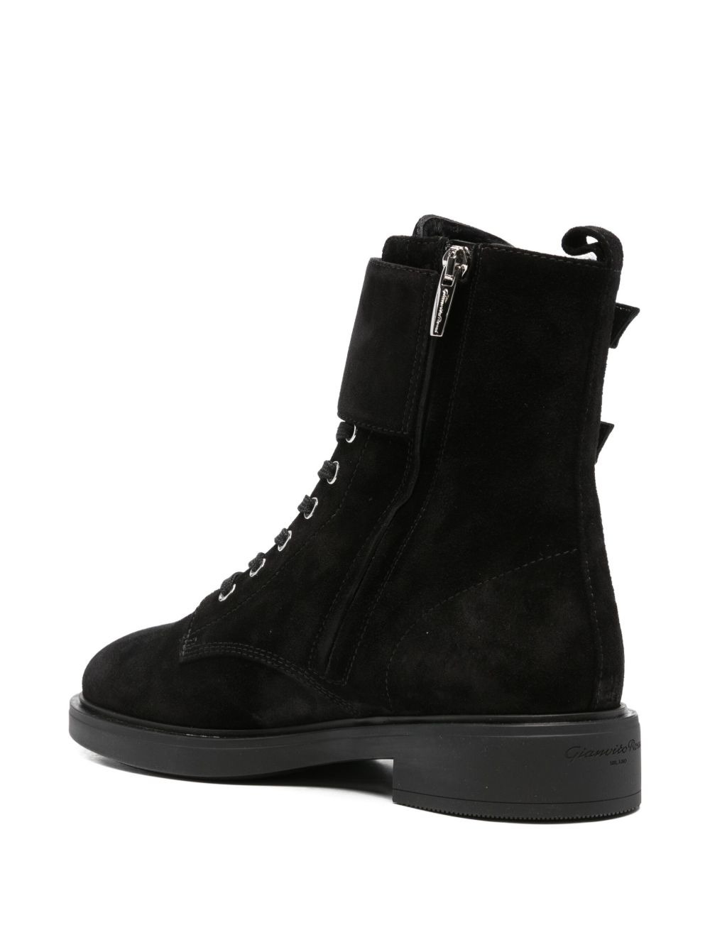 35mm Ripley double-buckle suede boots - 3