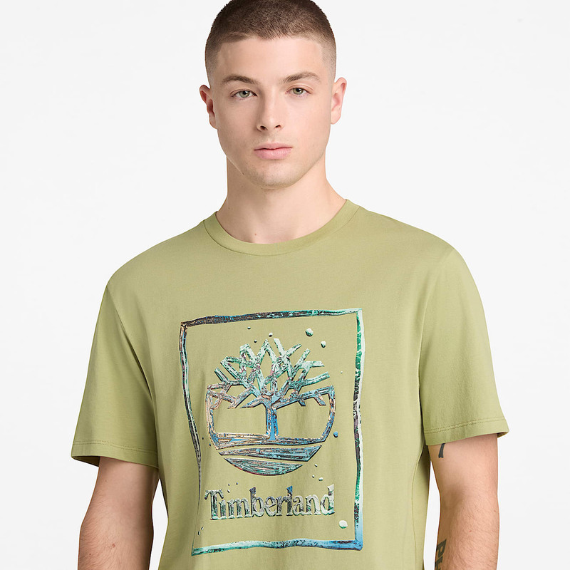Men's Water Graphic Logo Short-Sleeve T-Shirt 7