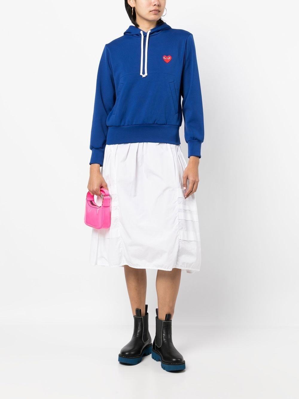 signature logo-patch hoodie - 2