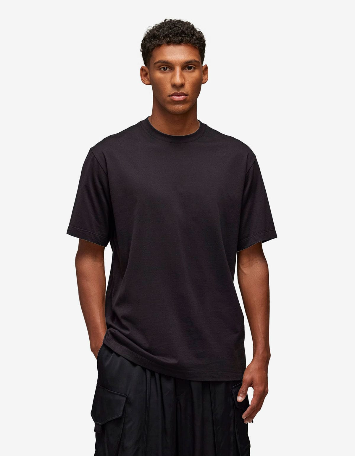 Y-3 Black Graphic Print T-Shirt - 4