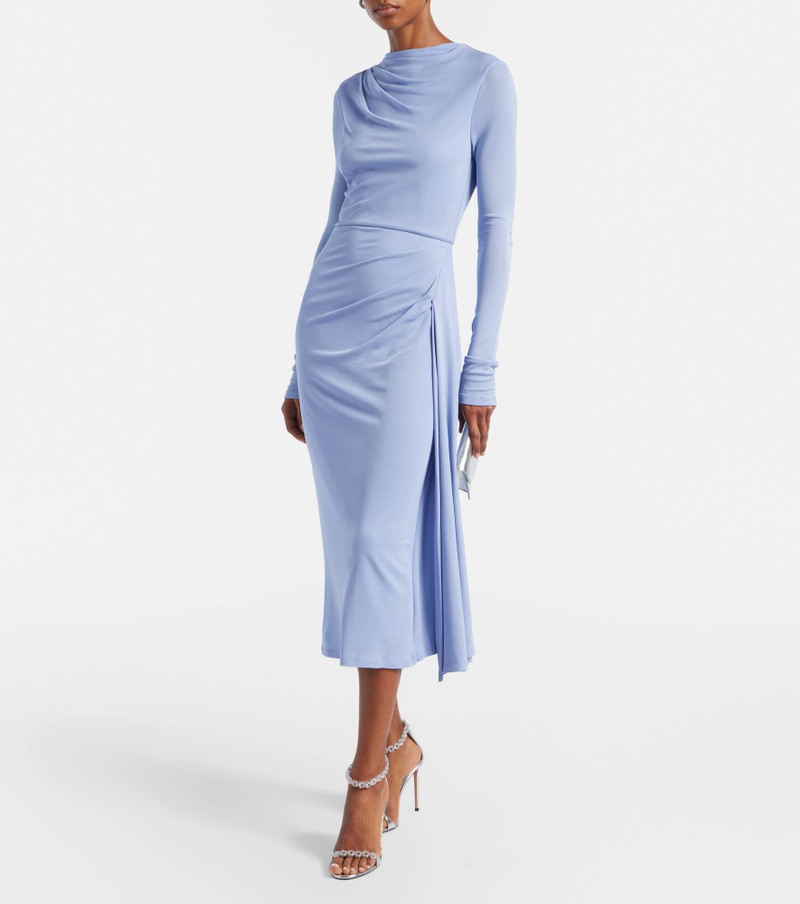 Erdem Draped jersey midi dress outlook