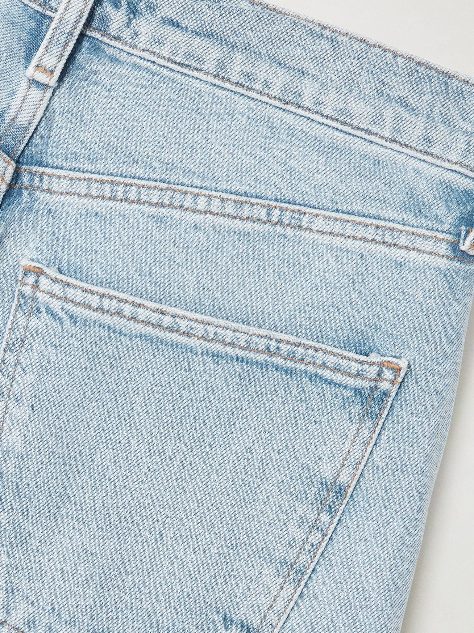 Harper mid-rise straight-leg jeans Light denim - 6