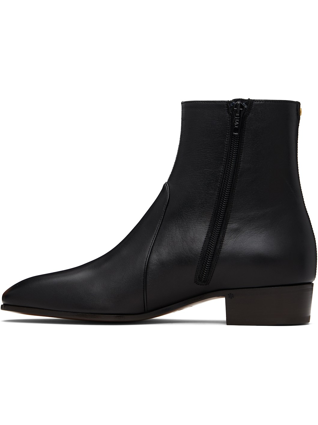 Black Pat Ankle Boots - 3