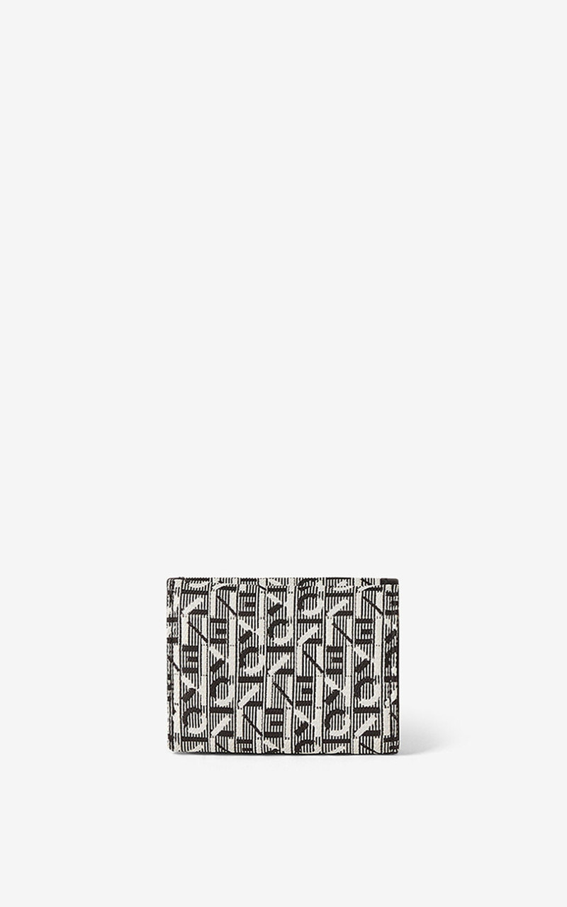 KENZO Courier jacquard mini wallet outlook