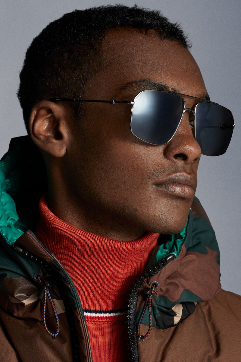 Moncler Metal Logo Sunglasses outlook