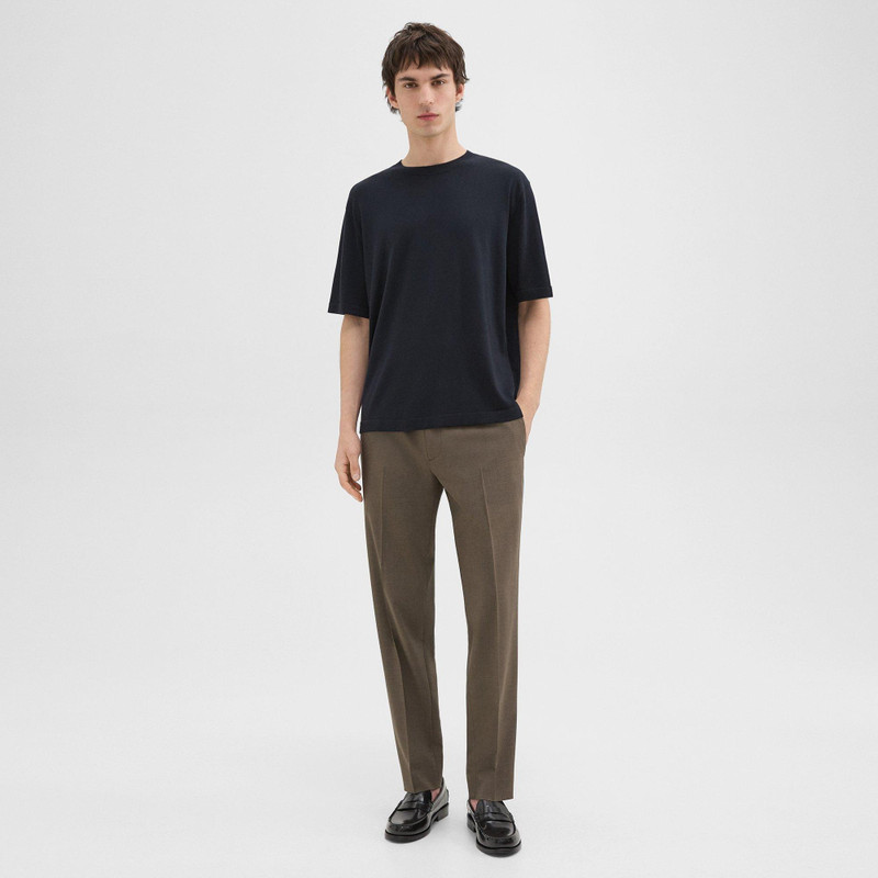 Theory Relaxed Tee in Regal Wool outlook