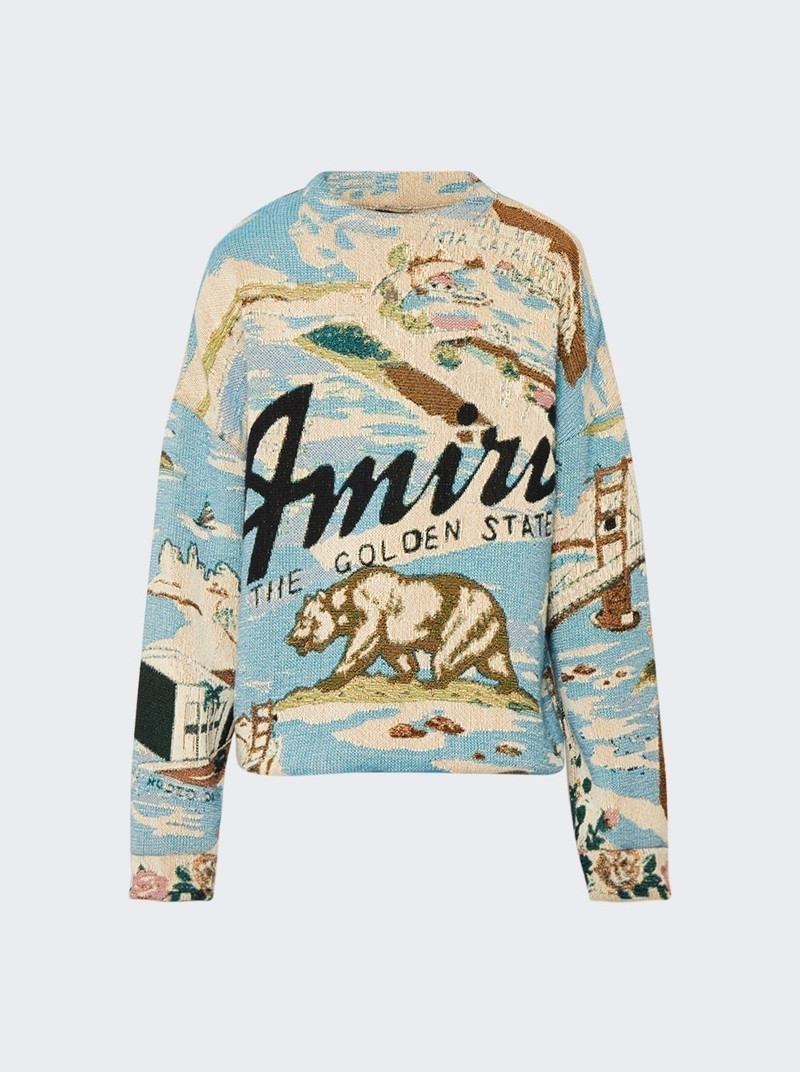 Tapestry California Crewneck Sweater Multicolor 1