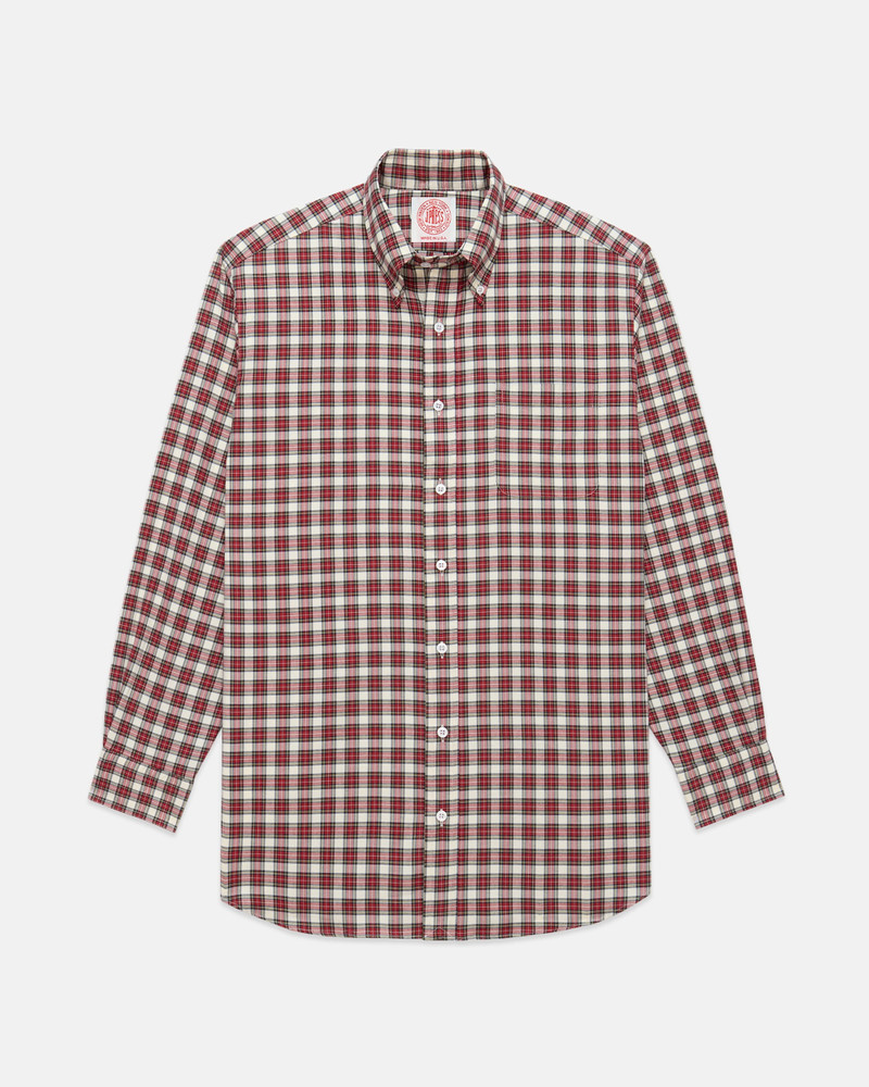 J. PRESS MADE-IN-USA DRESS STEWART TARTAN FLANNEL SPORT SHIRT - CLASSIC FIT outlook