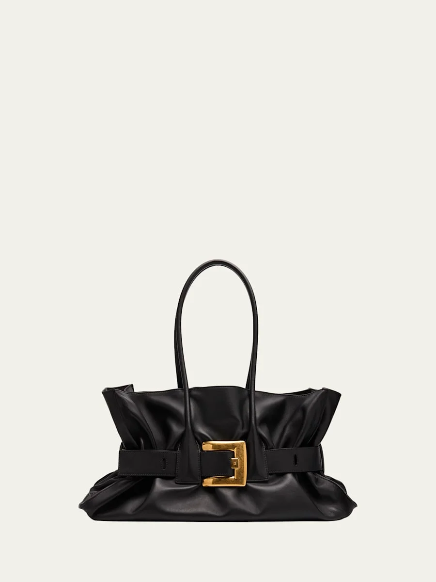 Anthem Large Belted Tote Bag in Leather - 1