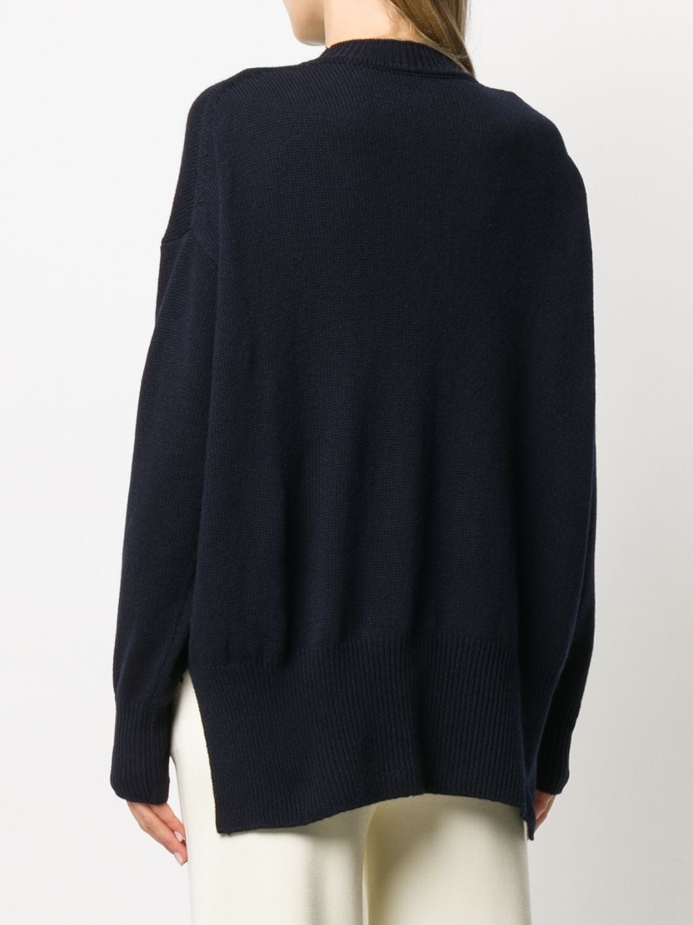 dropped-shoulder sweater - 4