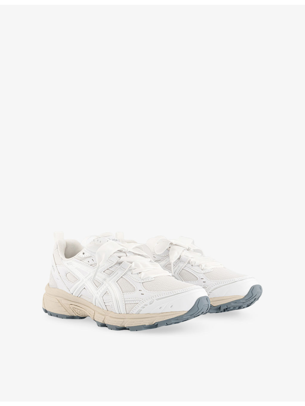 GEL-Nunobiki Faux-Leather and Mesh Low-Top Trainers - 3
