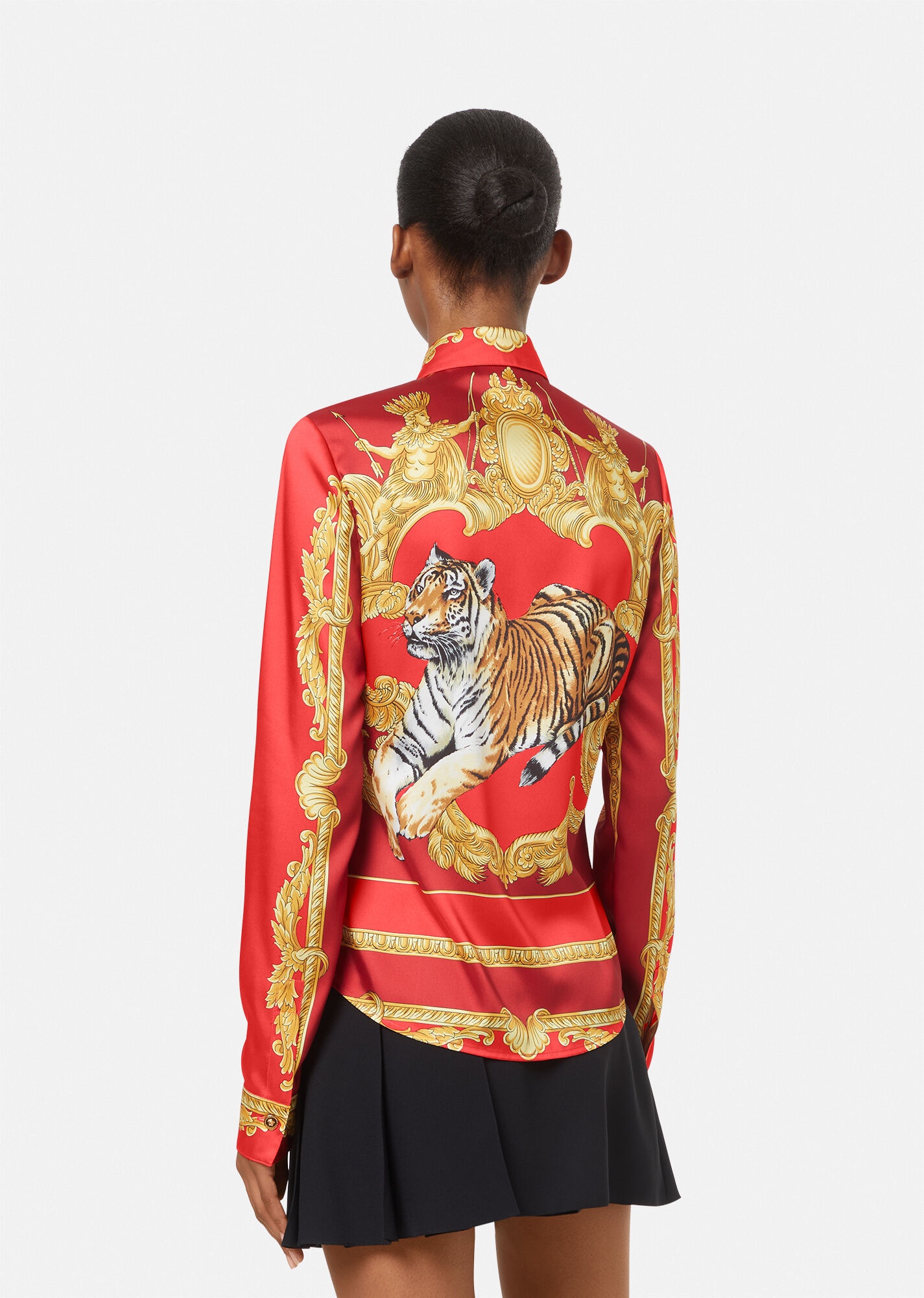 Lunar New Year Tiger Silk Shirt - 3