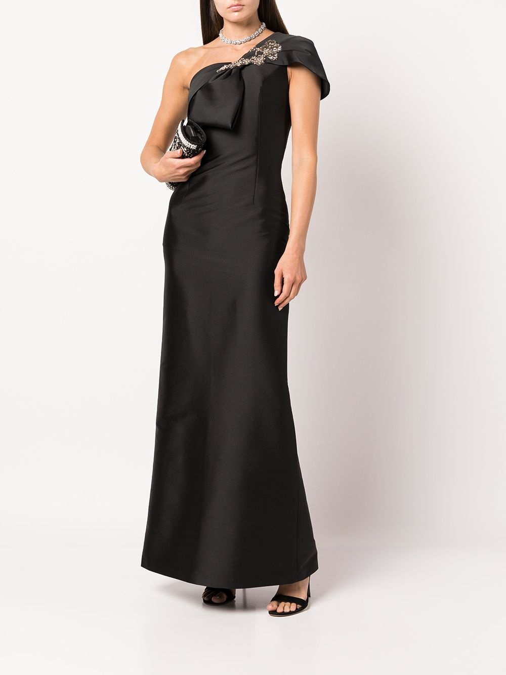 Ines one-shoulder gown - 2