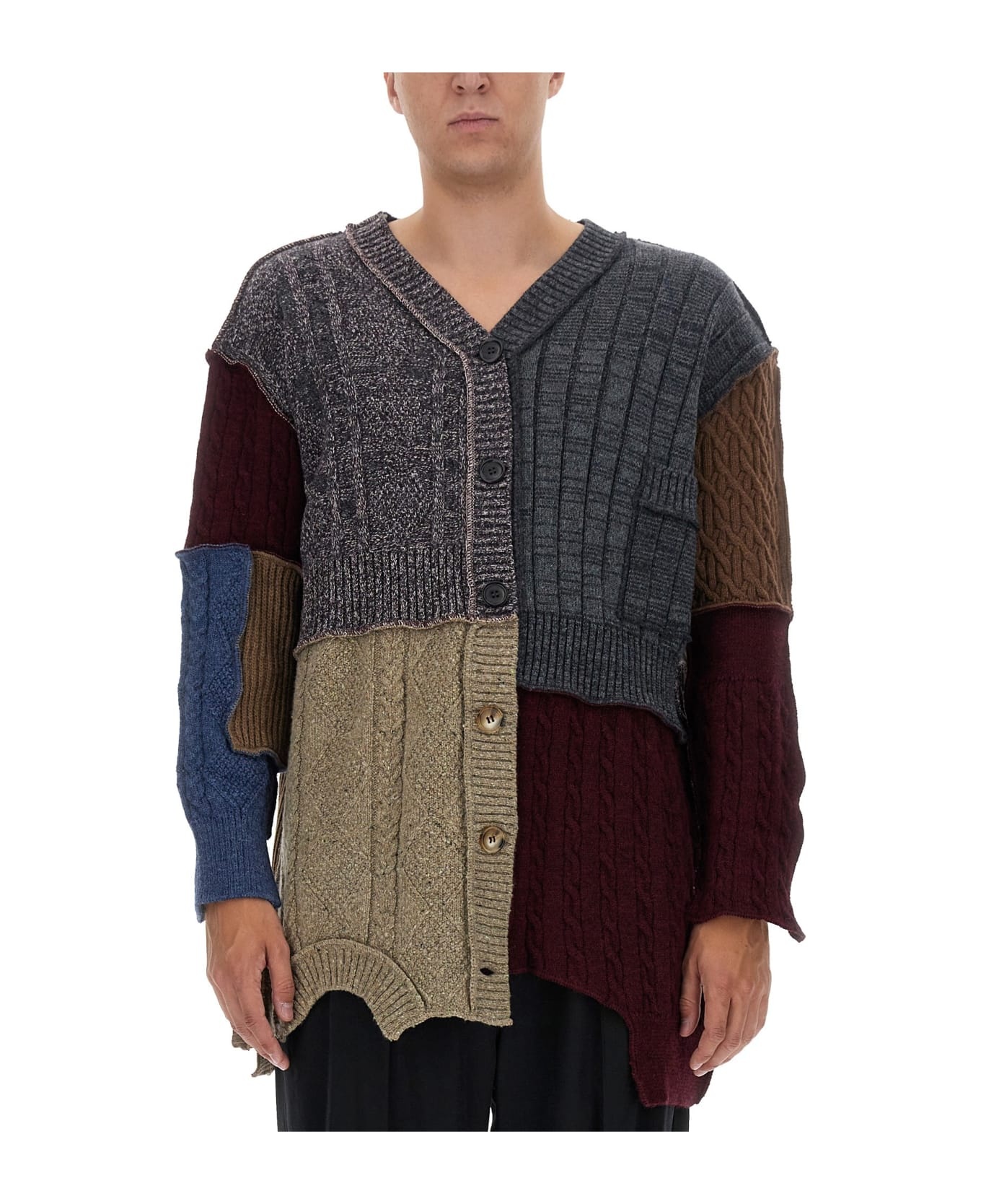 Patchwork Cardigan - 1