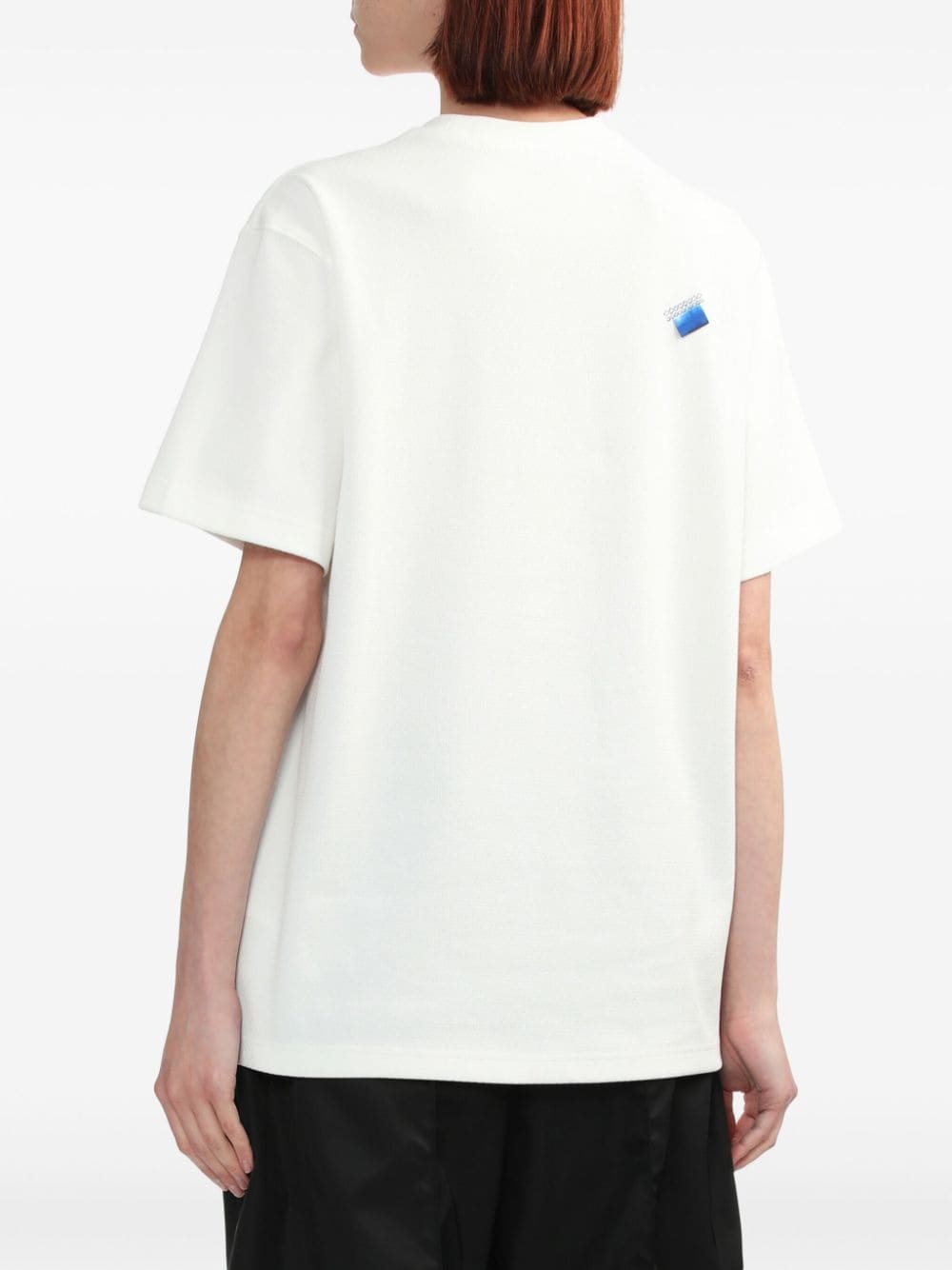 logo-print cotton-blend T-shirt - 4