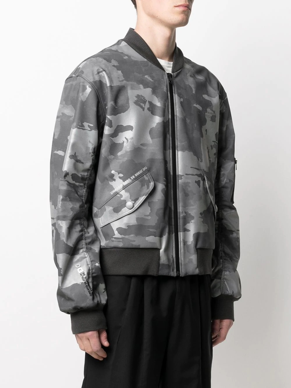 camouflage-print bomber jacket - 3