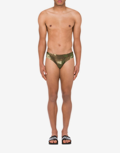 Moschino CAMOUFLAGE PRINT BIKINI BOTTOMS outlook