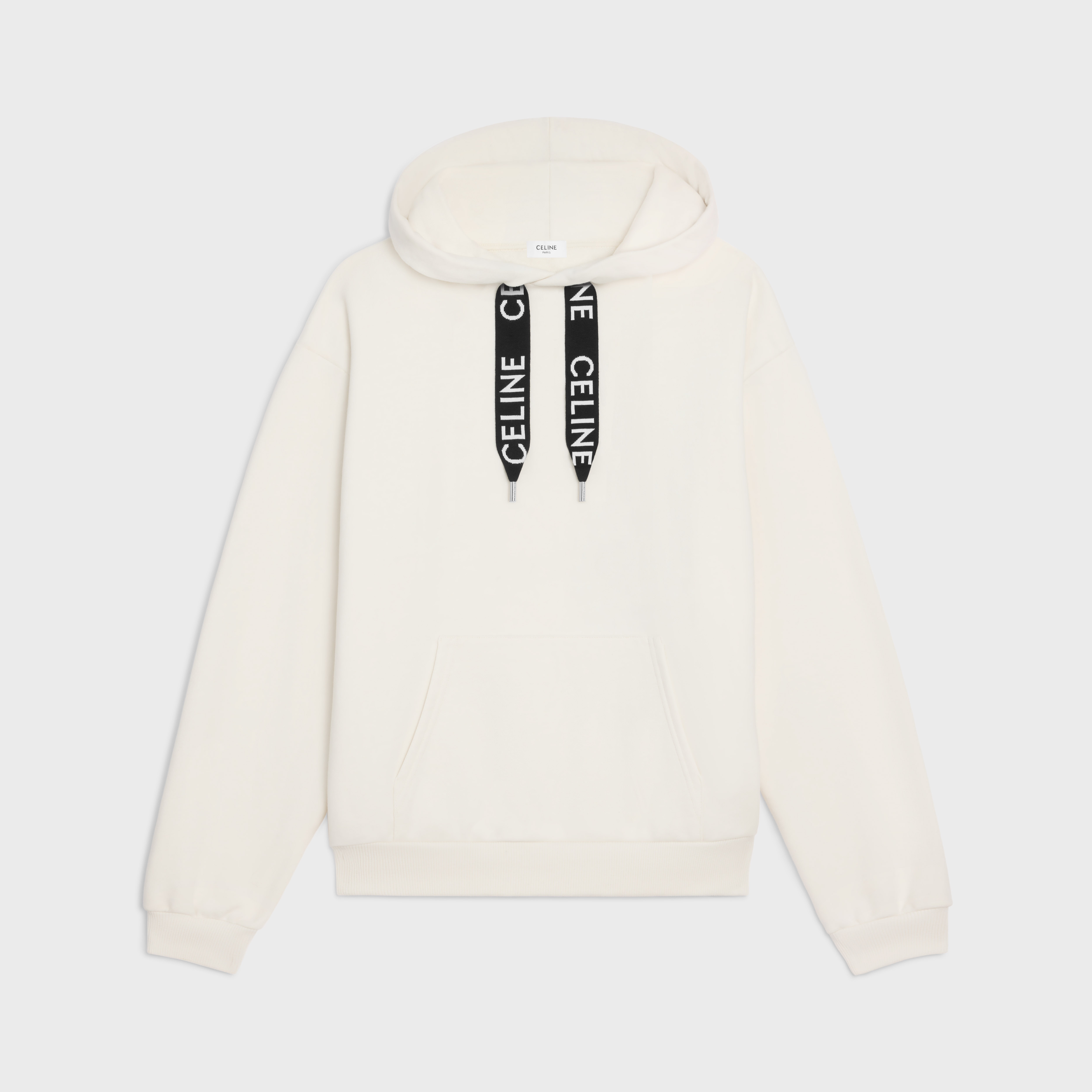 celine loose hoodie IN COTTON FLEECE - 1