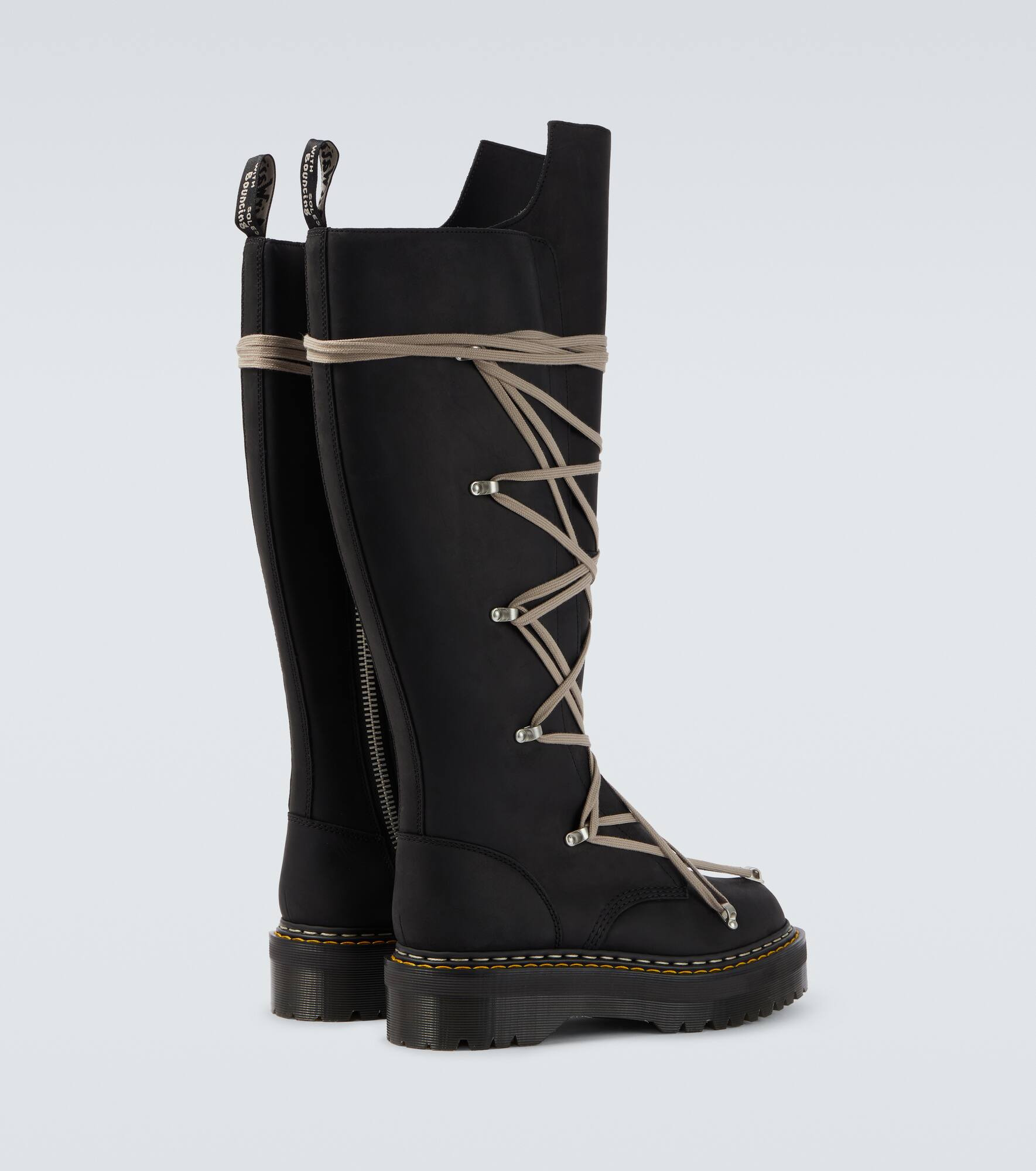 x Dr. Martens 1B60 Quad Sole Pentalace knee-high boots - 5