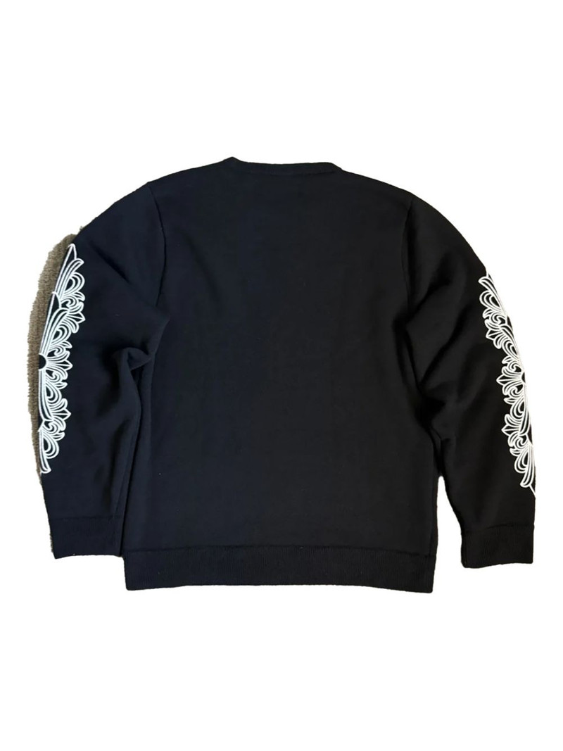 Chrome Hearts floral knit sweatshirt outlook