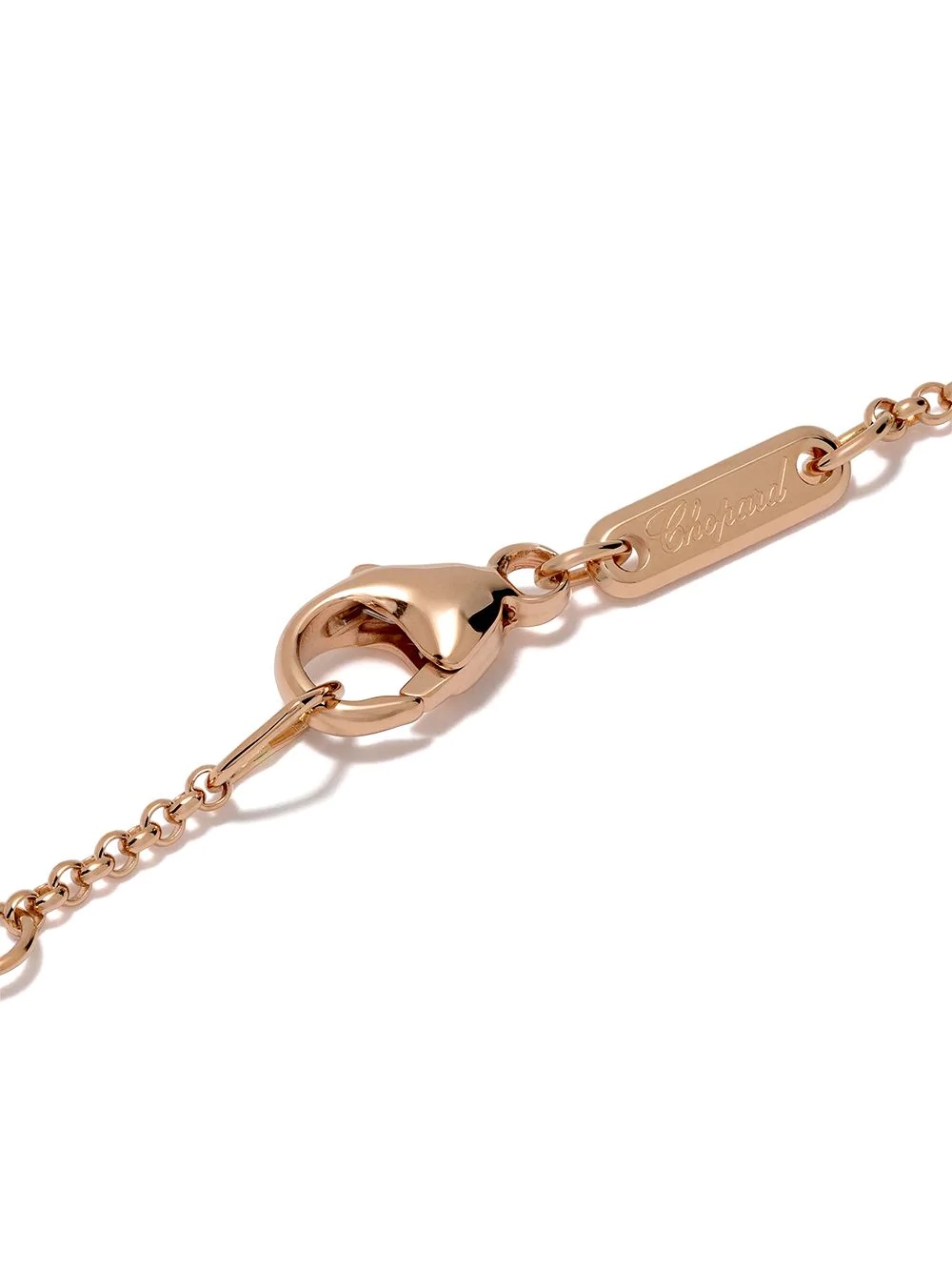 18kt rose gold, diamond Happy Hearts neckace - 4