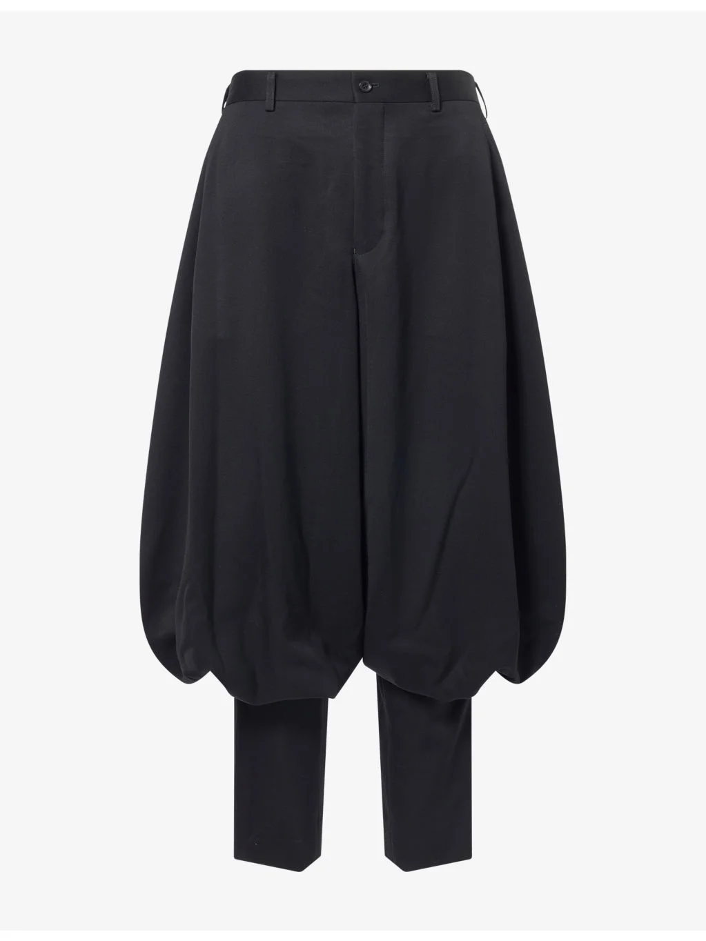 Balloon Wool Trousers - 1