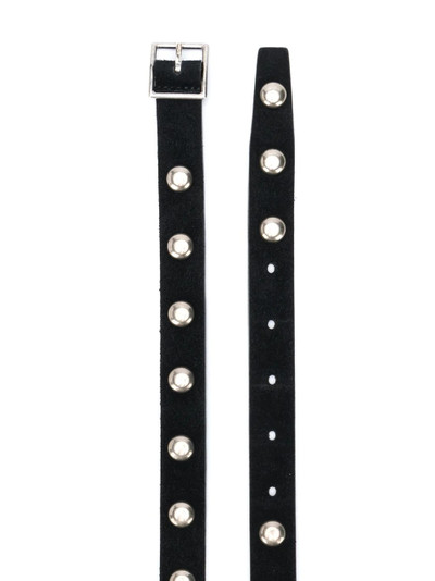 SAINT LAURENT studded hardware belt outlook