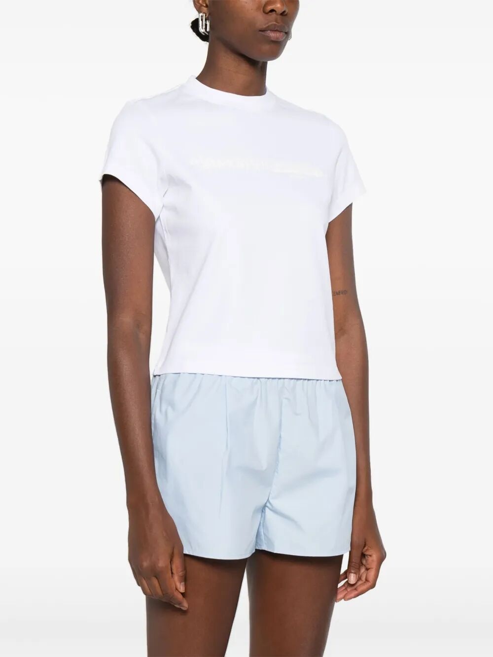 Cotton Shrunken Logo T-Shirt - 3