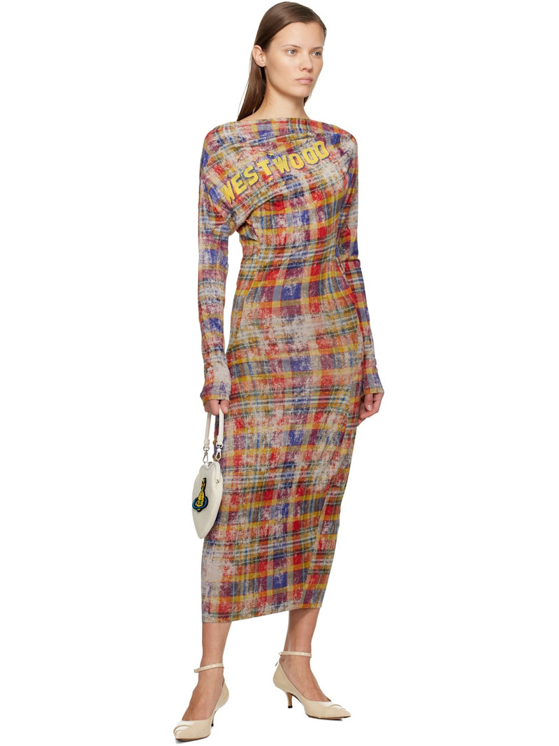 Vivienne Westwood Multicolor LS Superbo Midi Dress outlook