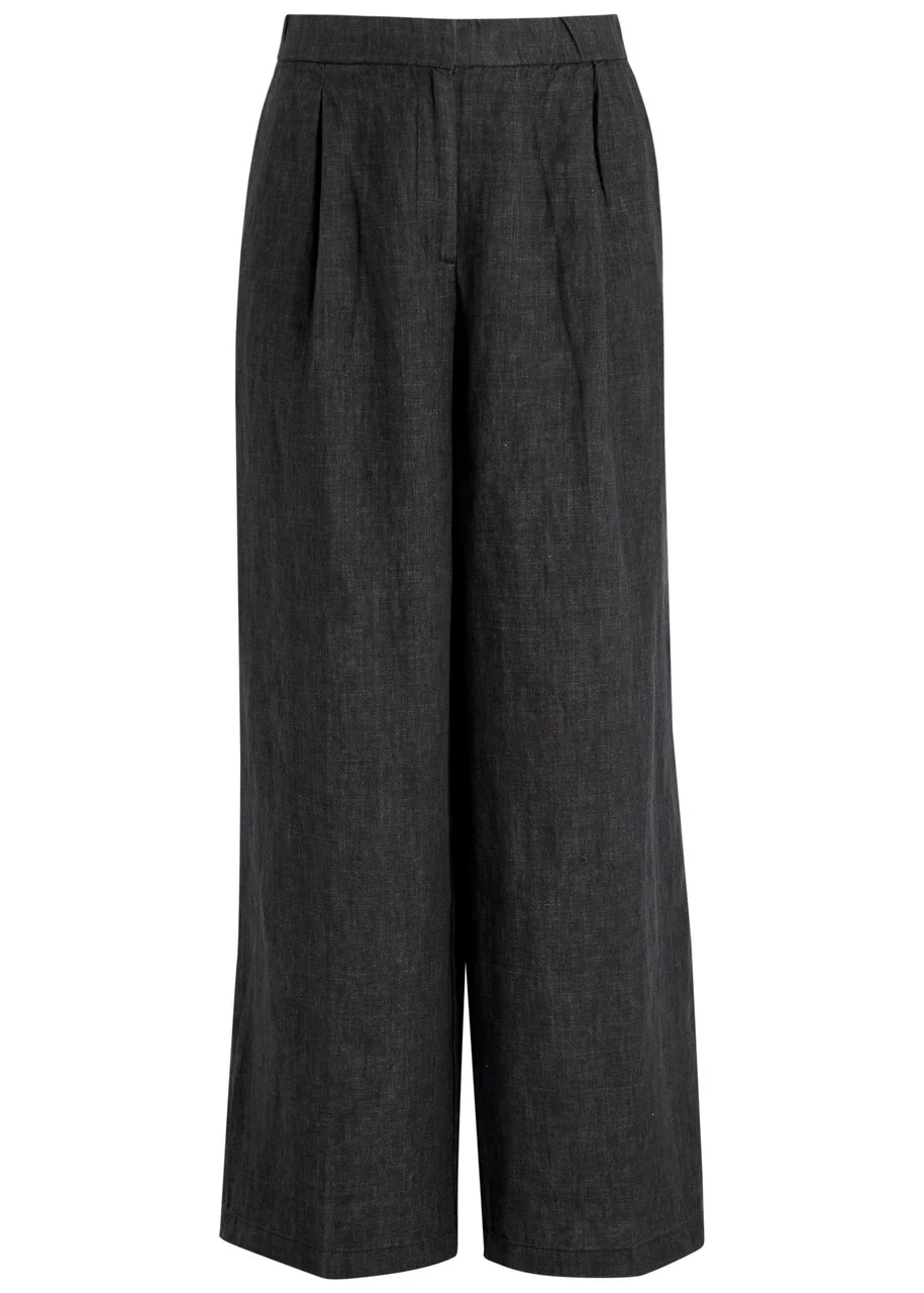 Eileen Fisher Wide-leg Linen Trousers - 1
