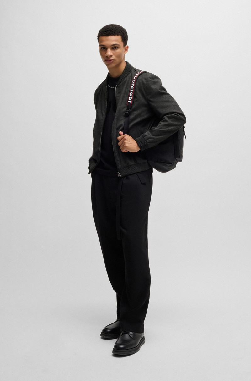 HUGO SLIM-FIT JACKET IN SUPER-FLEX FLANNEL outlook
