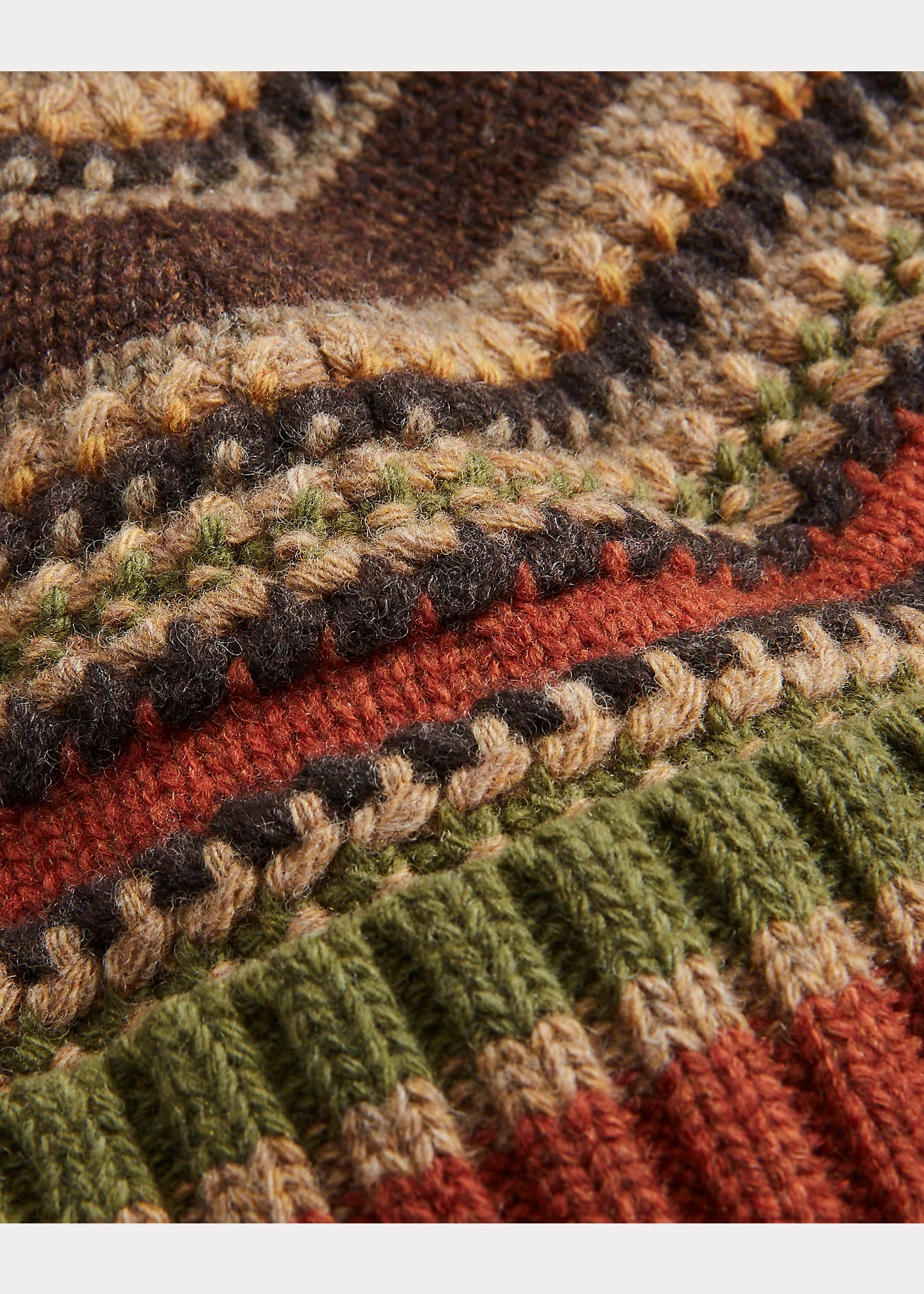 Striped Wool Watch Cap - 3