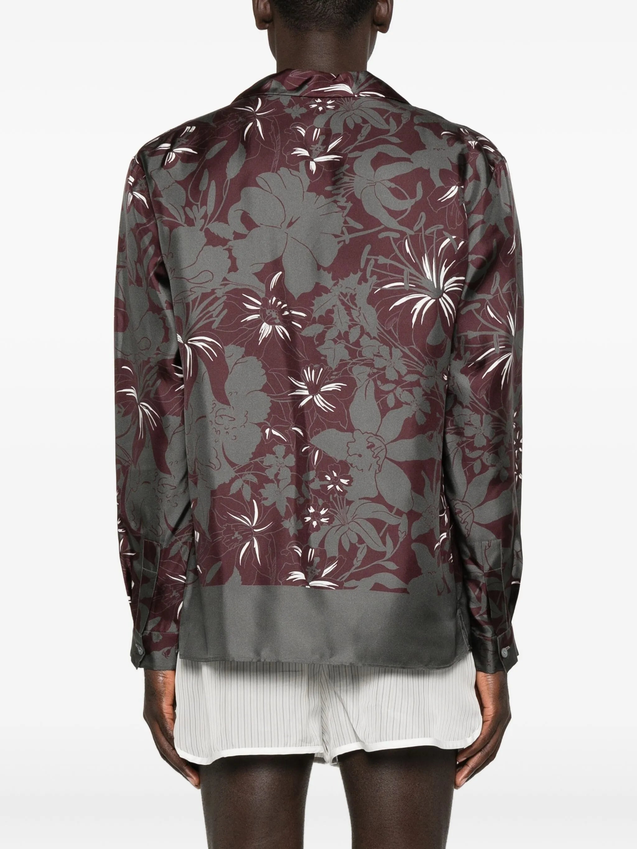 Gucci Floral-print Long-sleeve Shirt - 5