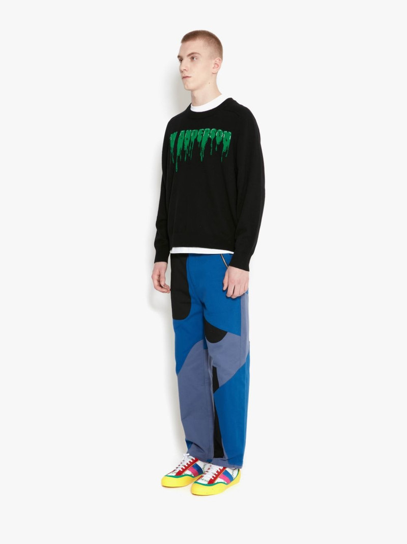 intarsia-knit logo jumper 3