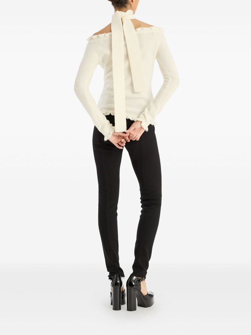 ruffled-detail off-shoulder top 3