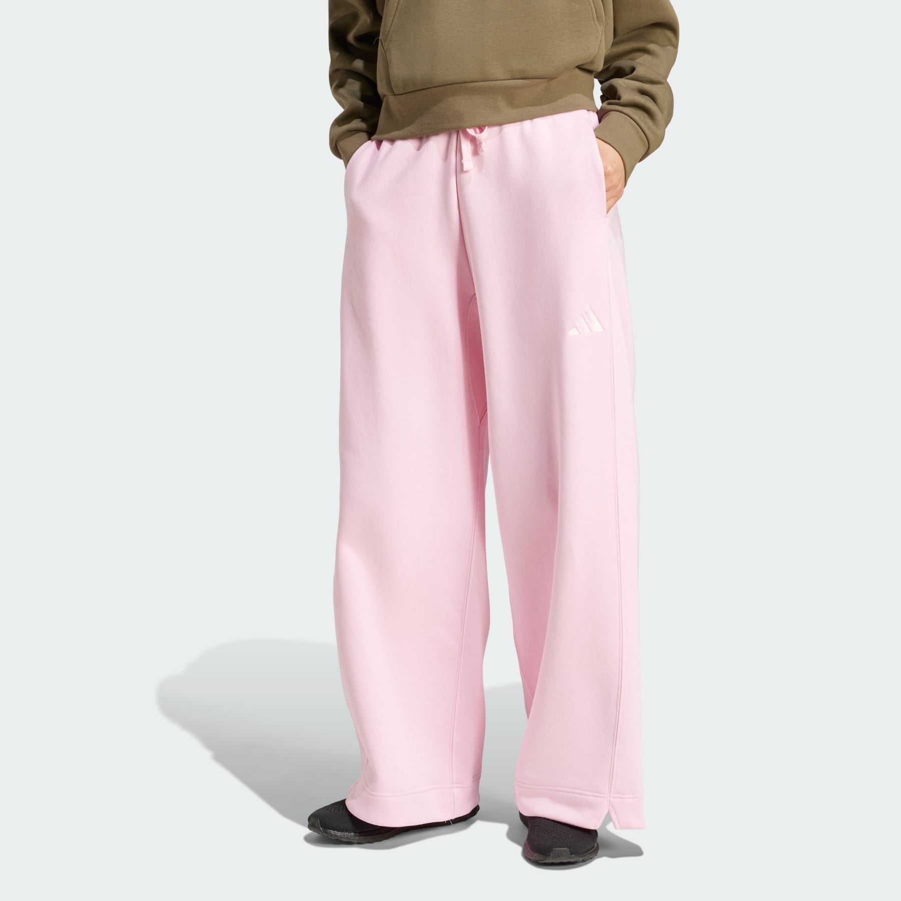 ALL SZN Fleece Loose Wide-Leg Pants - 2