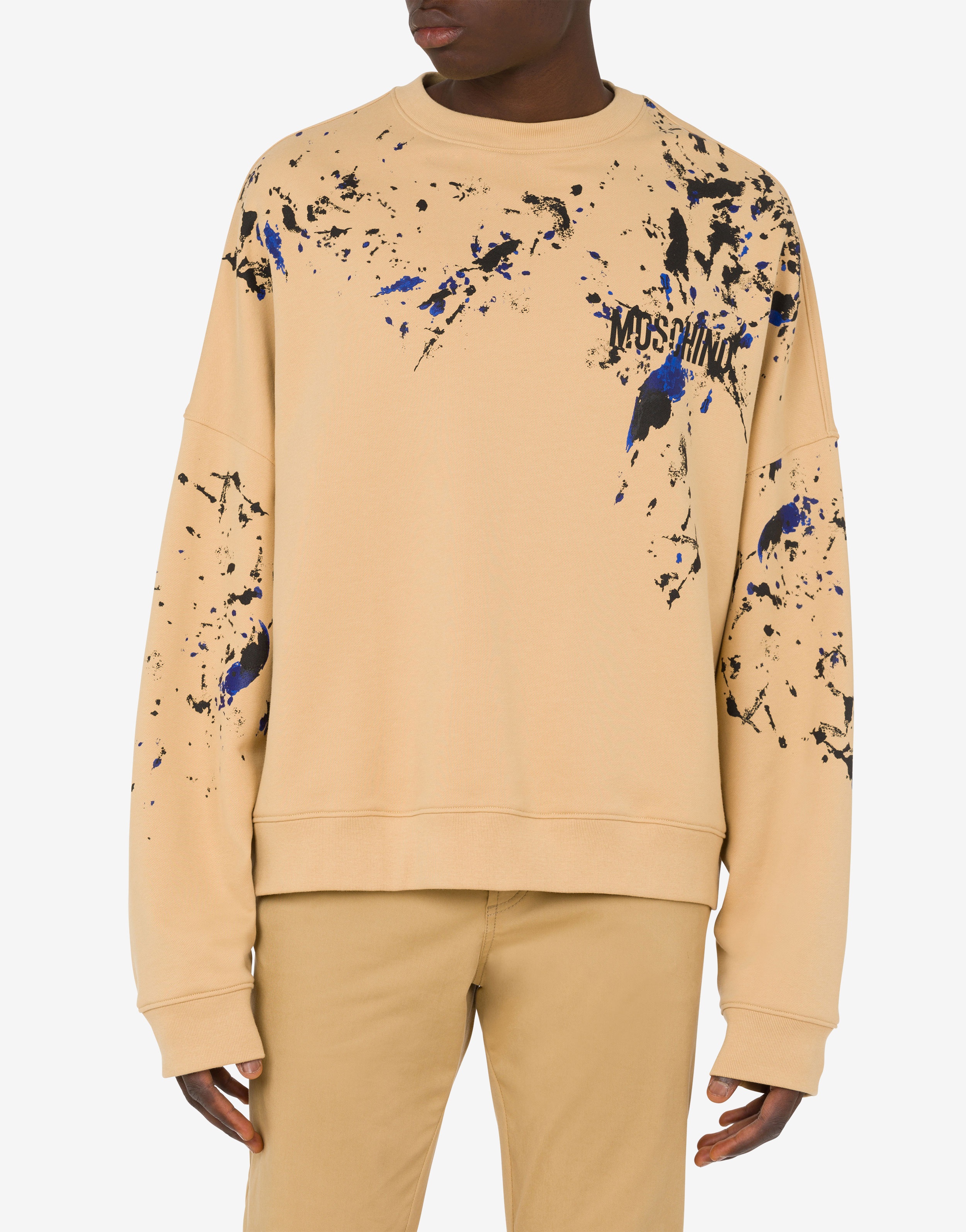 PAINTED EFFECT ORGANIC COTTON SWEATSHIRT - 2