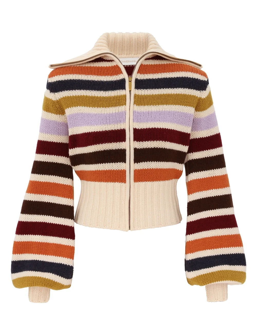 VALIANT WOOL STRIPED BOMBER - 1