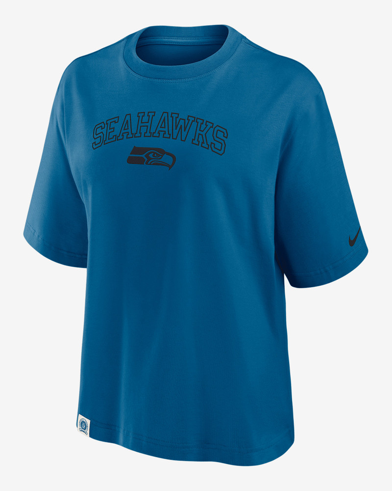 Seattle Seahawks Arch Boxy Women's Nike NFL T-Shirt 1