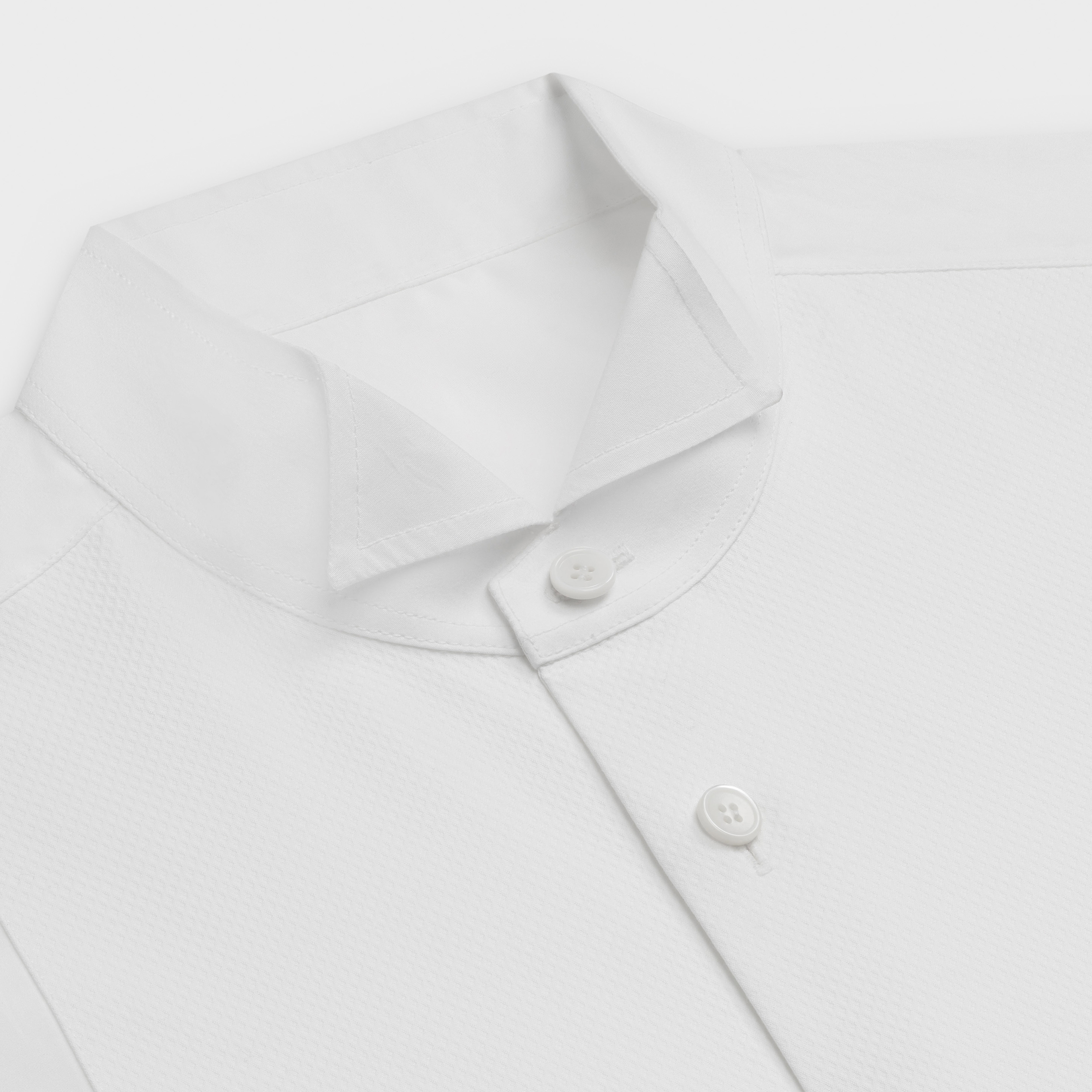 classic shirt in cotton poplin - 3