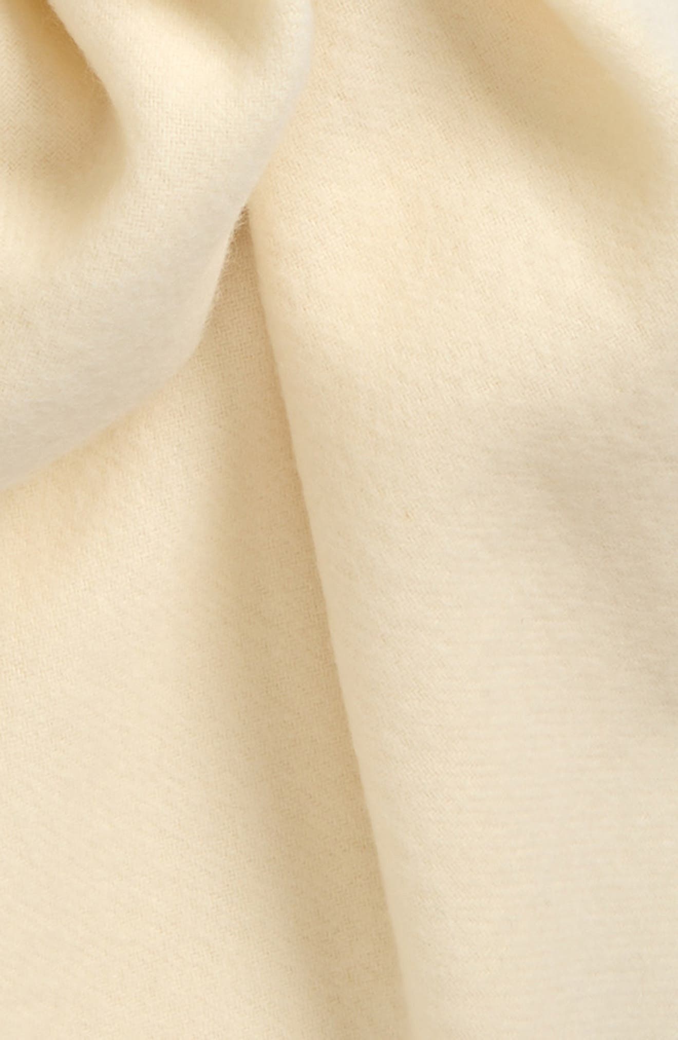 TOTEME Classic Wide Virgin Wool Scarf in Ivory at Nordstrom - 4