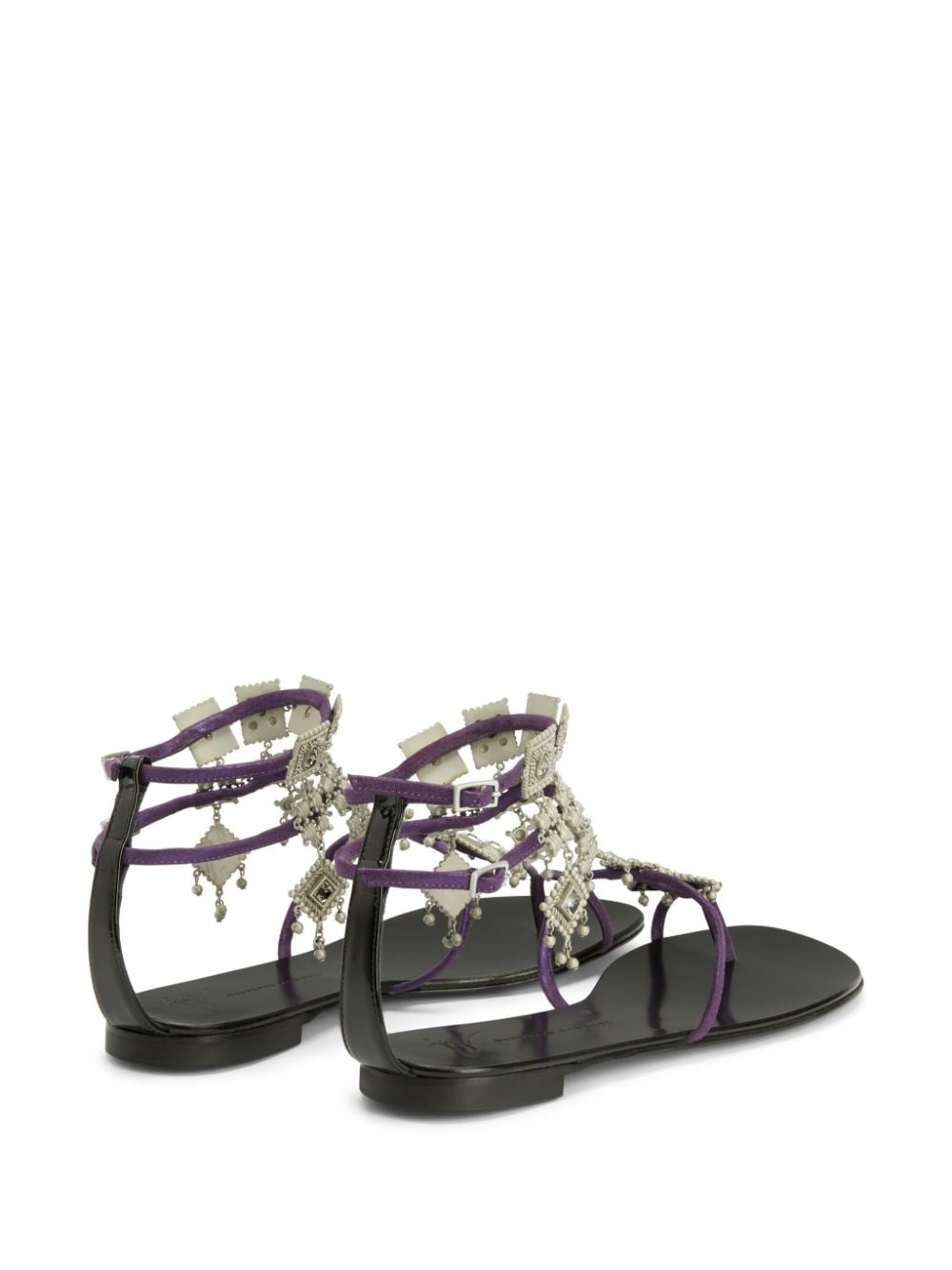 Amira embellished suede sandals - 3